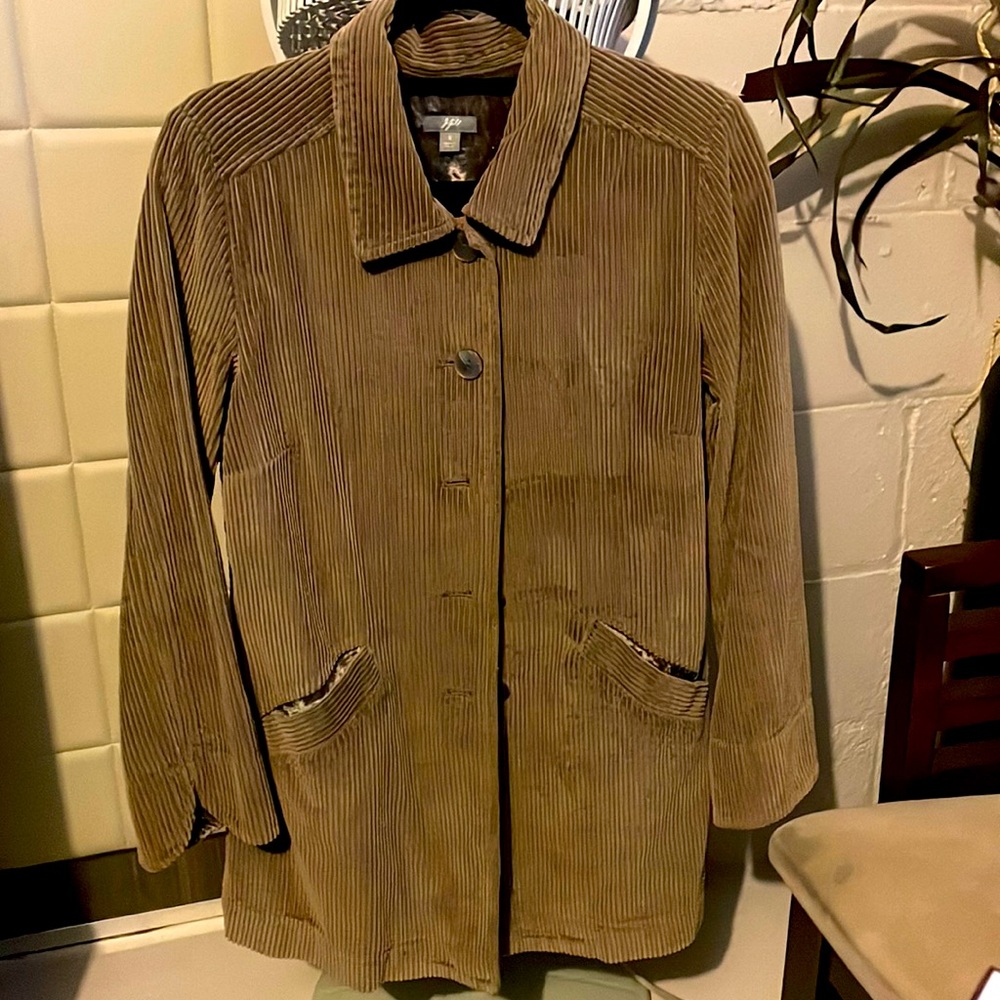 J Jill swing corduroy jacket, size small